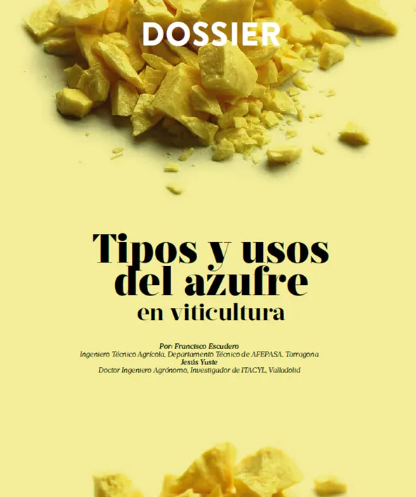 DOSIER DE AZUFRE EN LA REVISTA AGRICULTURA
