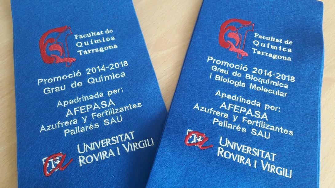 AFEPASA APADRINA LAS PROMOCIONES 2014 – 2018 DE LA FACULTAD DE QUÍMICA DE LA URV
